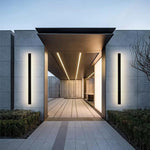 Architectural Outdoor Lighting Trio – Wall, Pillar & Solar Spotlight