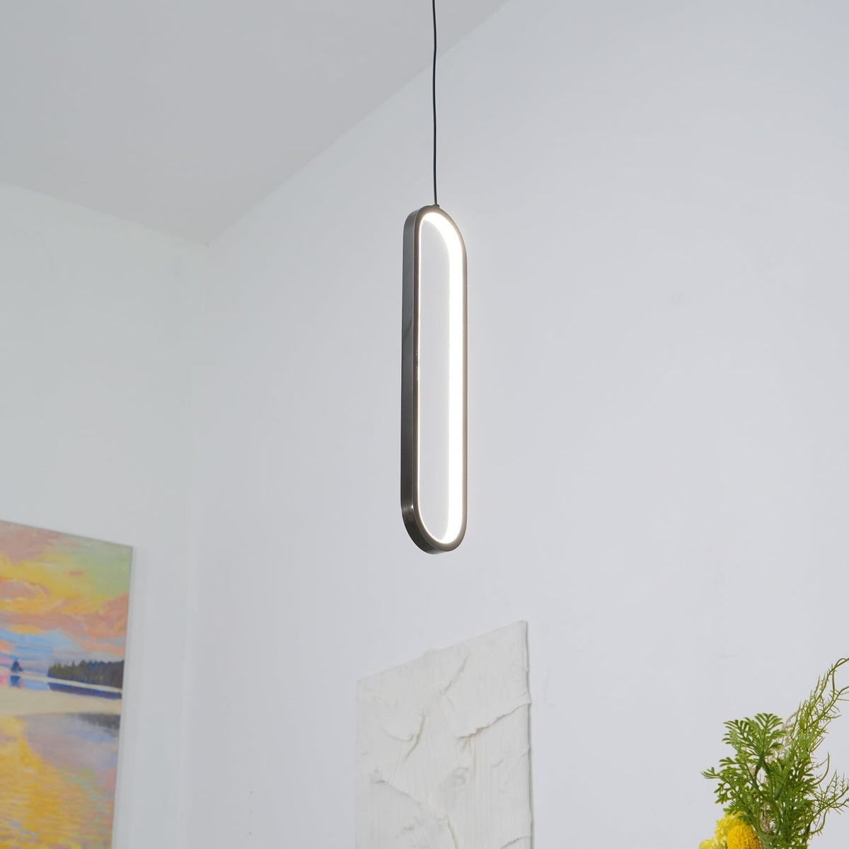 Long Oval Led Pendant Lamp
