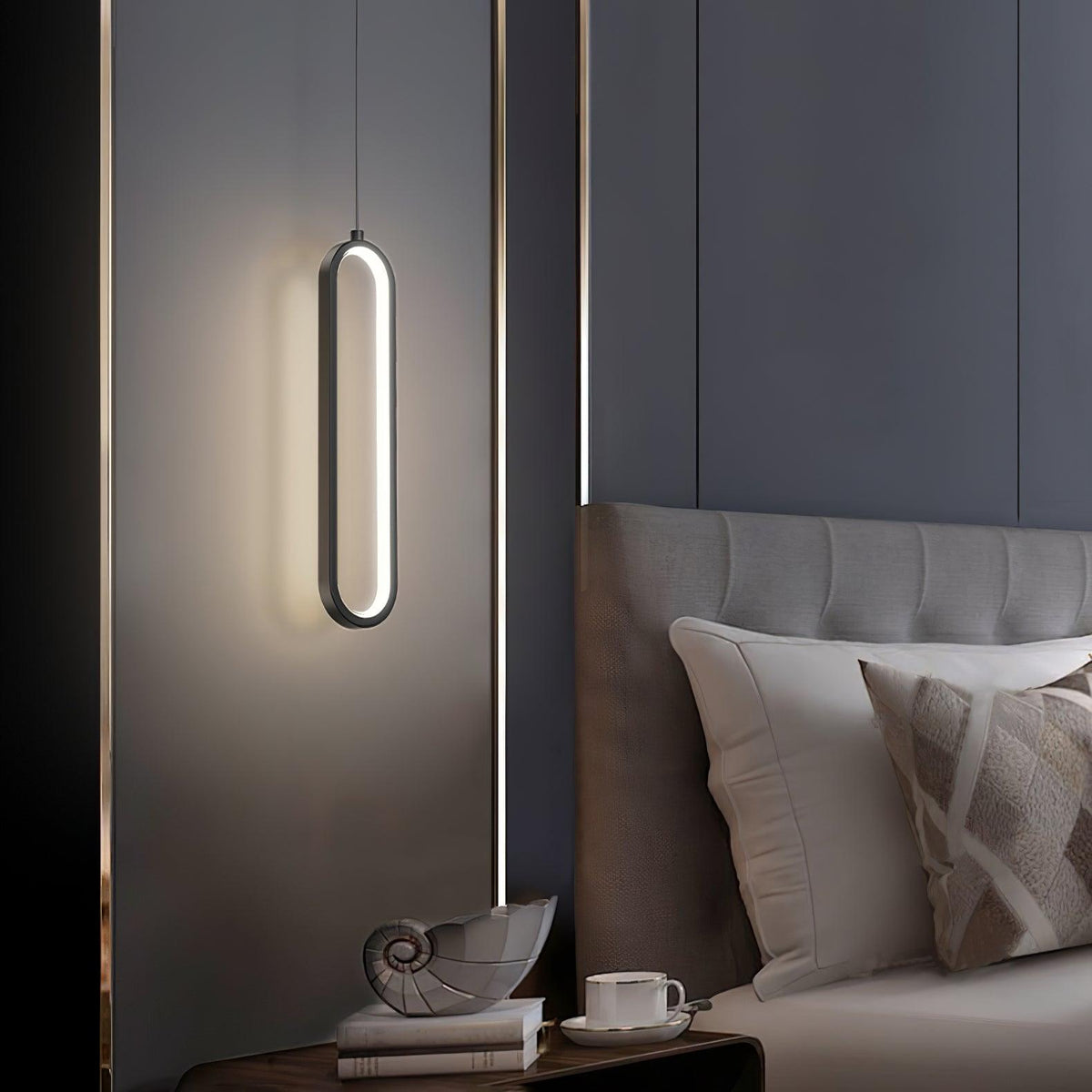 Long Oval Led Pendant Lamp