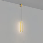 Long Oval Led Pendant Lamp