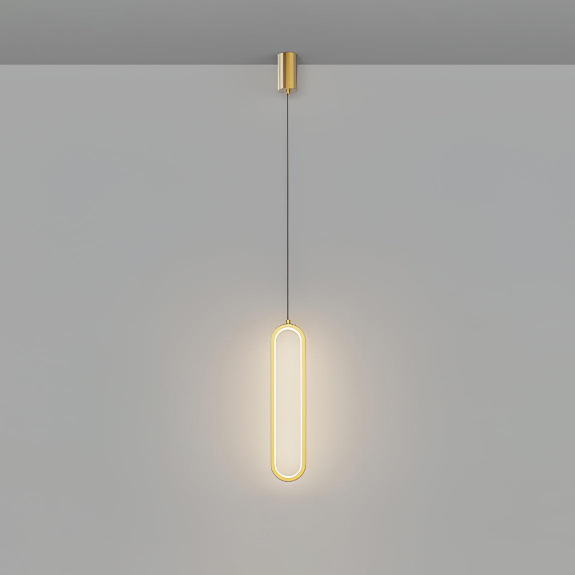Long Oval Led Pendant Lamp