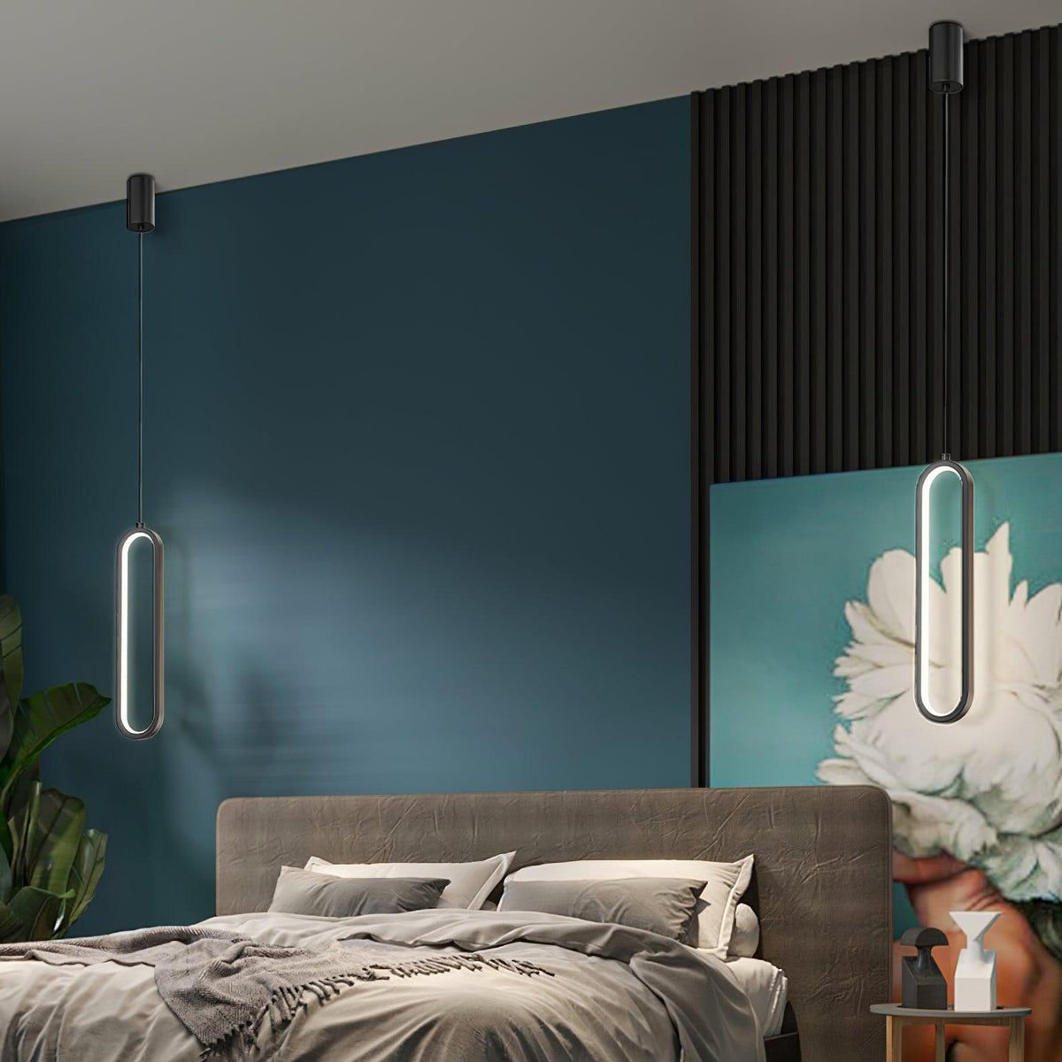 Long Oval Led Pendant Lamp