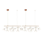 Firefly Linear LED Chandelier – Modern Acrylic Pendant Light for Dining & Living Spaces