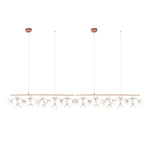 Firefly Linear LED Chandelier – Modern Acrylic Pendant Light for Dining & Living Spaces