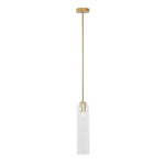 Long Tube Glass Pendant Light