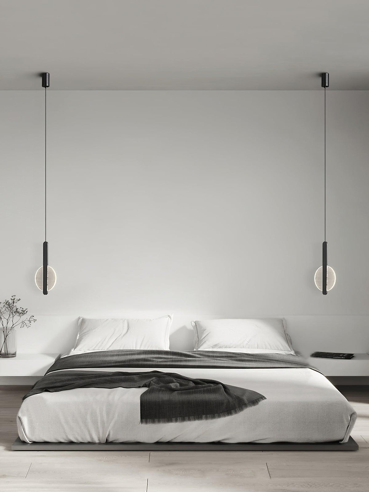 Loomis Modern Brass LED Pendant Light for Dining Room and Living Space