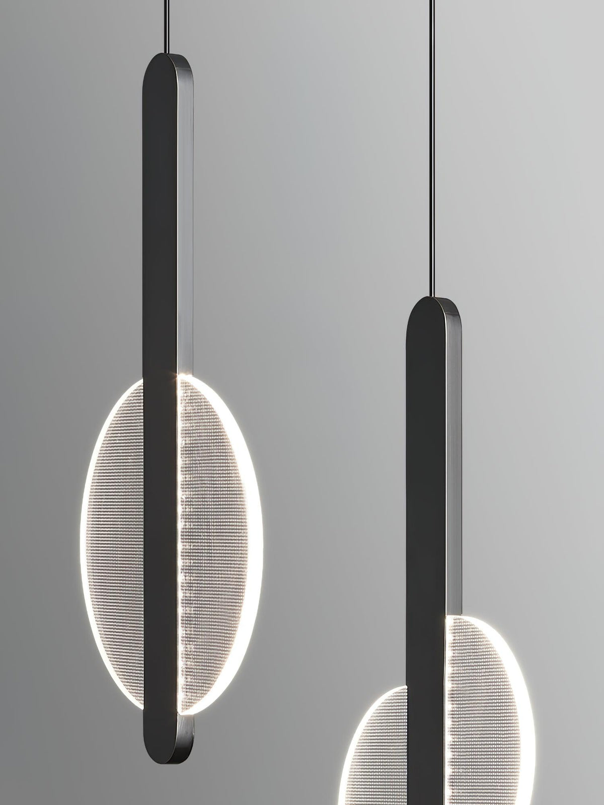 Loomis Modern Brass LED Pendant Light for Dining Room and Living Space