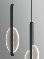 Loomis Modern Brass LED Pendant Light for Dining Room and Living Space