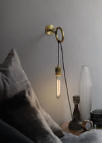 Loop Minimalist Wall Light With Wall Socket