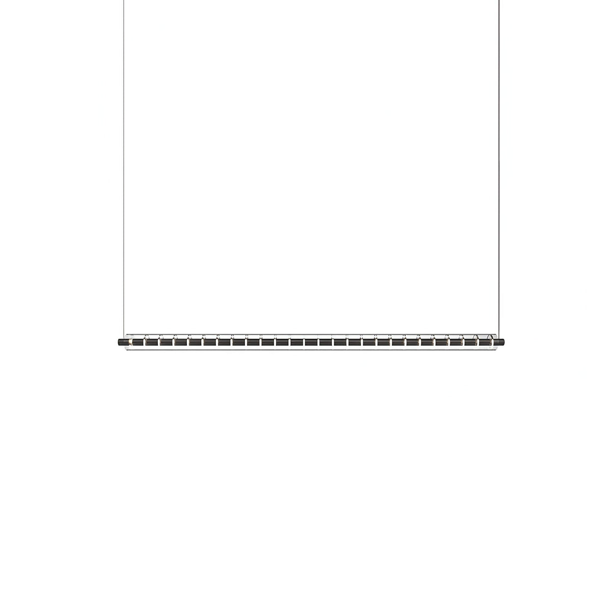 Loop Pendant Light – Modern Linear LED Chandelier in Gold or Black