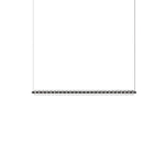 Loop Pendant Light – Modern Linear LED Chandelier in Gold or Black