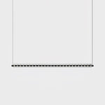 Loop Pendant Light – Modern Linear LED Chandelier in Gold or Black