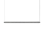 Loop Pendant Light – Modern Linear LED Chandelier in Gold or Black