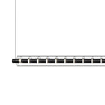 Loop Pendant Light – Modern Linear LED Chandelier in Gold or Black