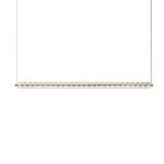 Loop Pendant Light – Modern Linear LED Chandelier in Gold or Black