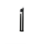 Loopi Modern Arc Floor Lamp with Twin Globe Shades