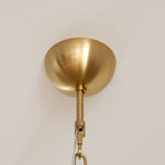 Solaris Disc Glass Chandelier – Two-Tier Gold & Murano-Style Glass Pendant