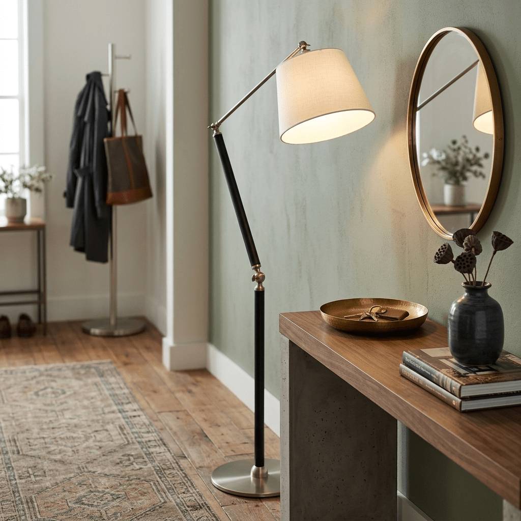 Lorian Adjustable Floor Lamp – Modern Articulated Reading Light