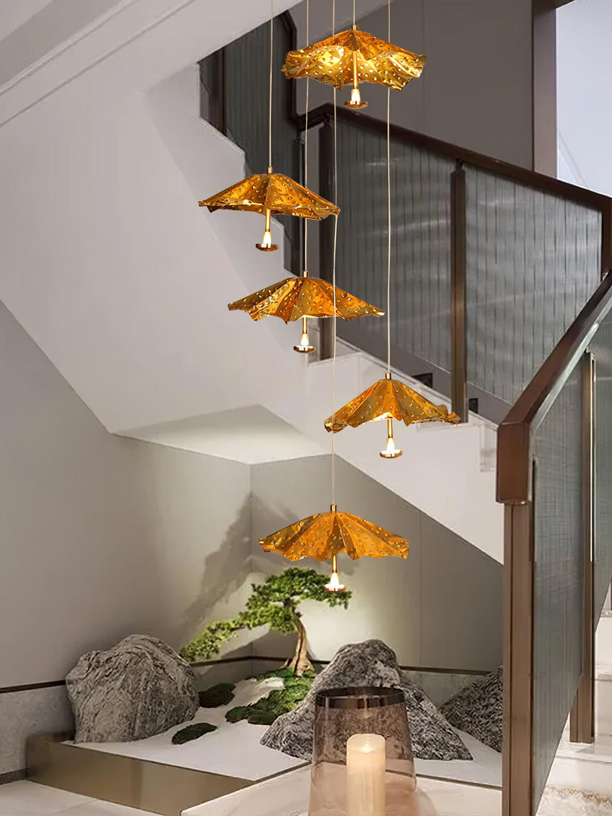 Lotus Leaf Chandelier
