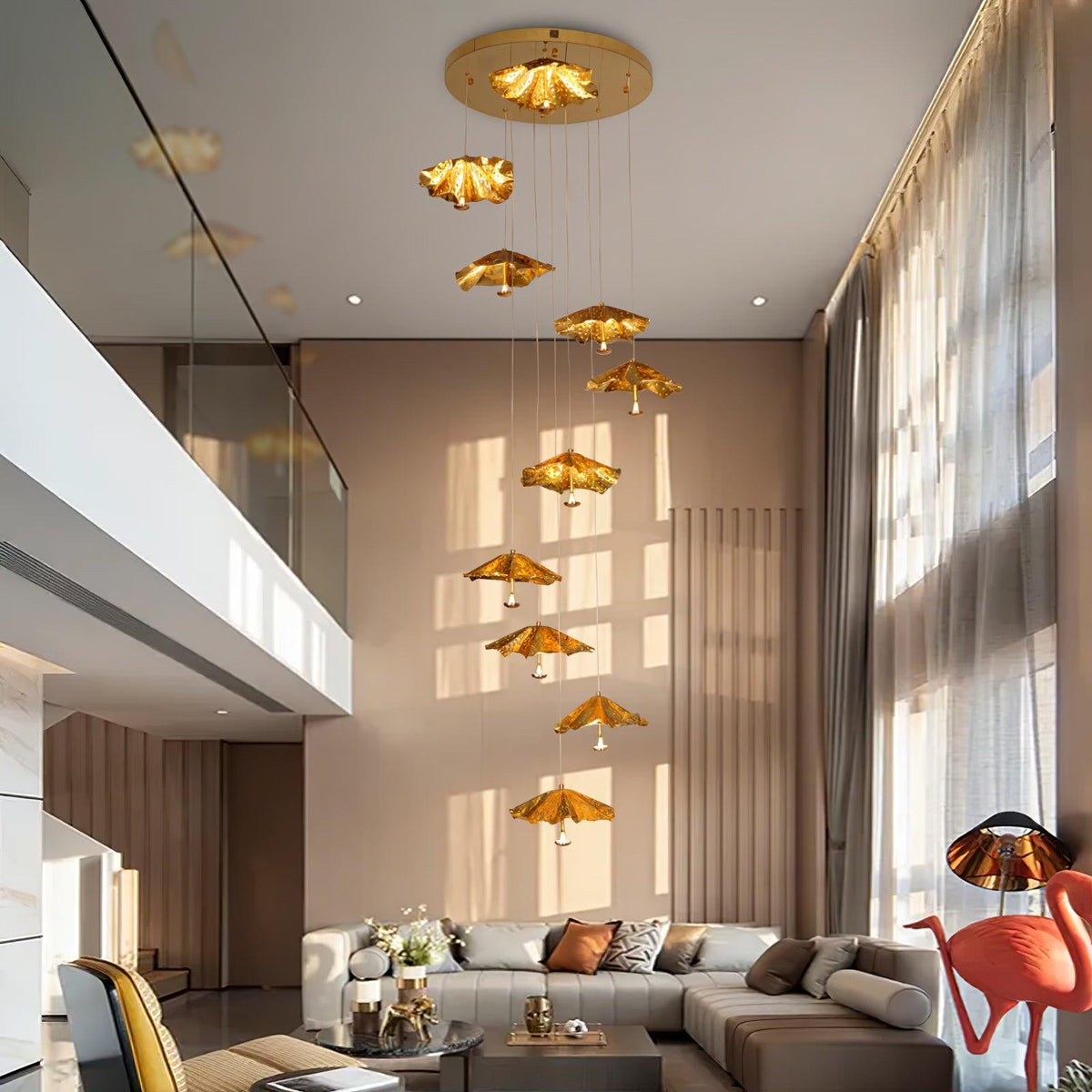 Lotus Leaf Chandelier