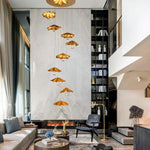Lotus Leaf Chandelier