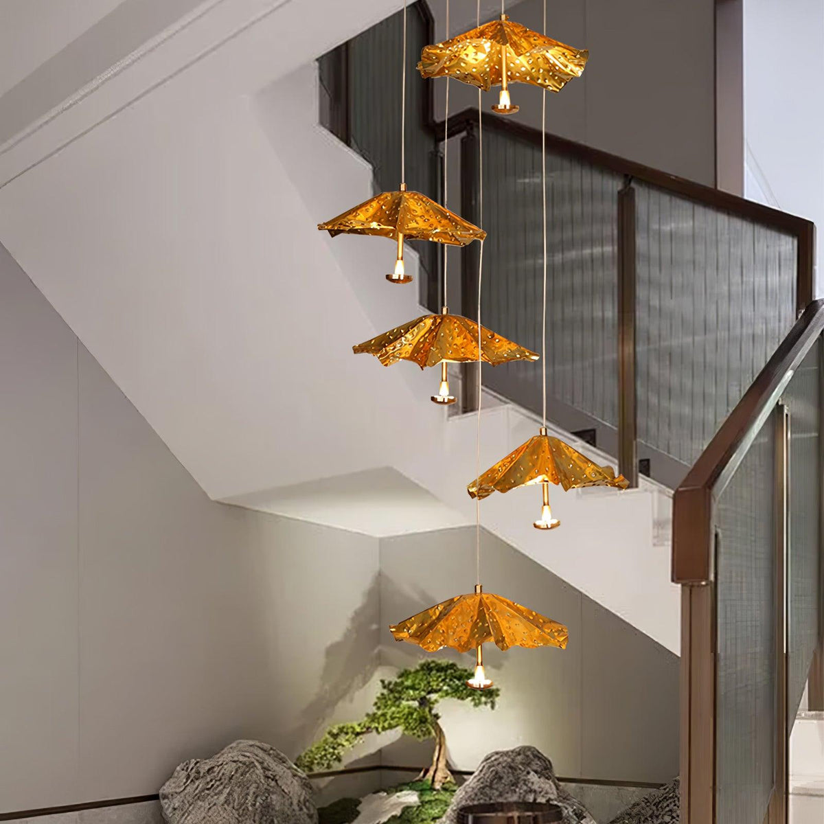 Lotus Leaf Chandelier