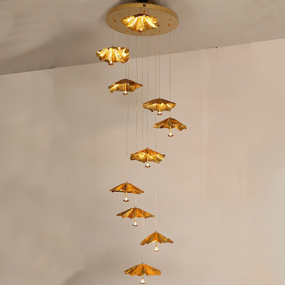Lotus Leaf Chandelier