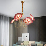 lotus-leaf-glass-chandelier