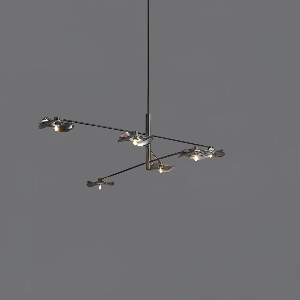 lotus-leaves-glass-chandelier