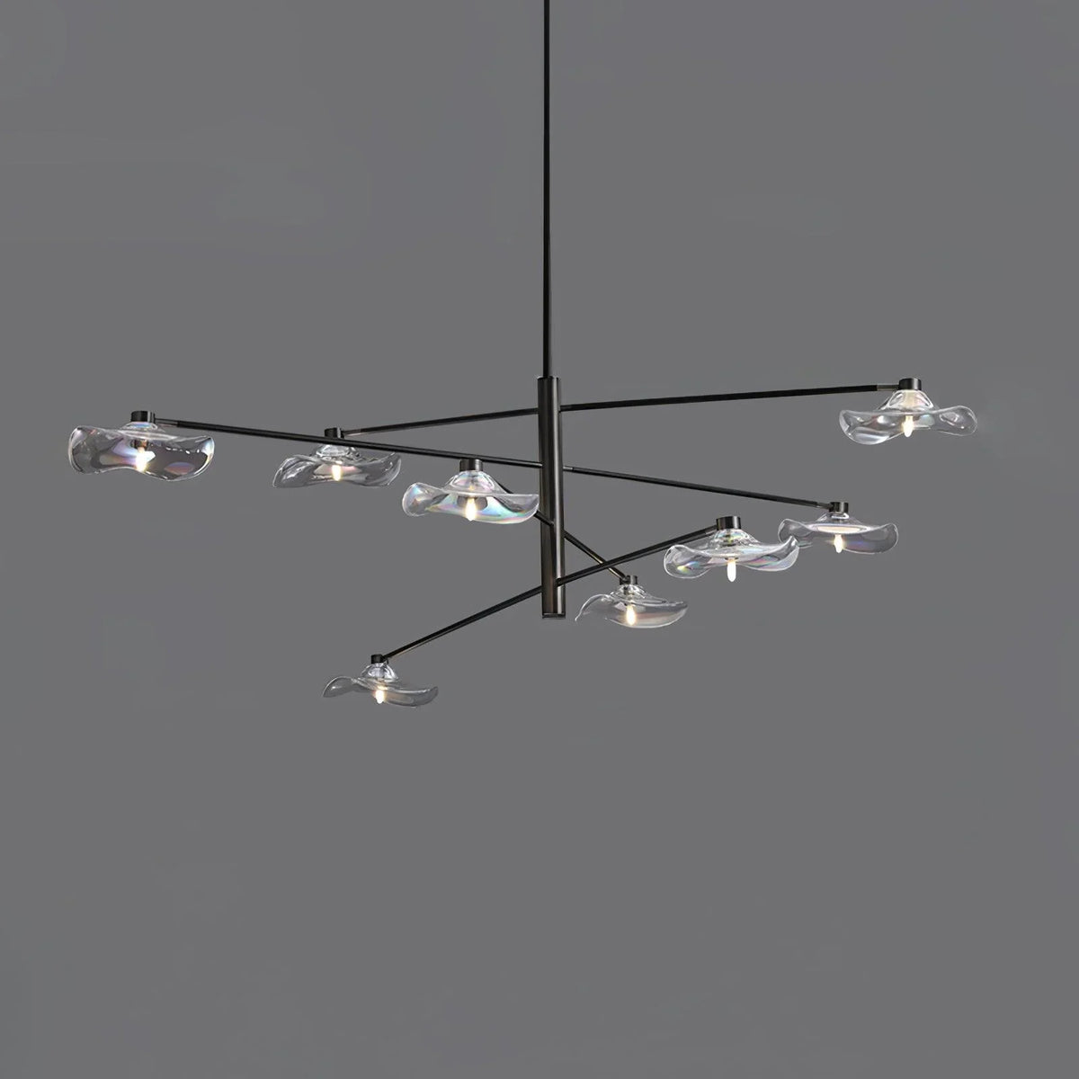 lotus-leaves-glass-chandelier