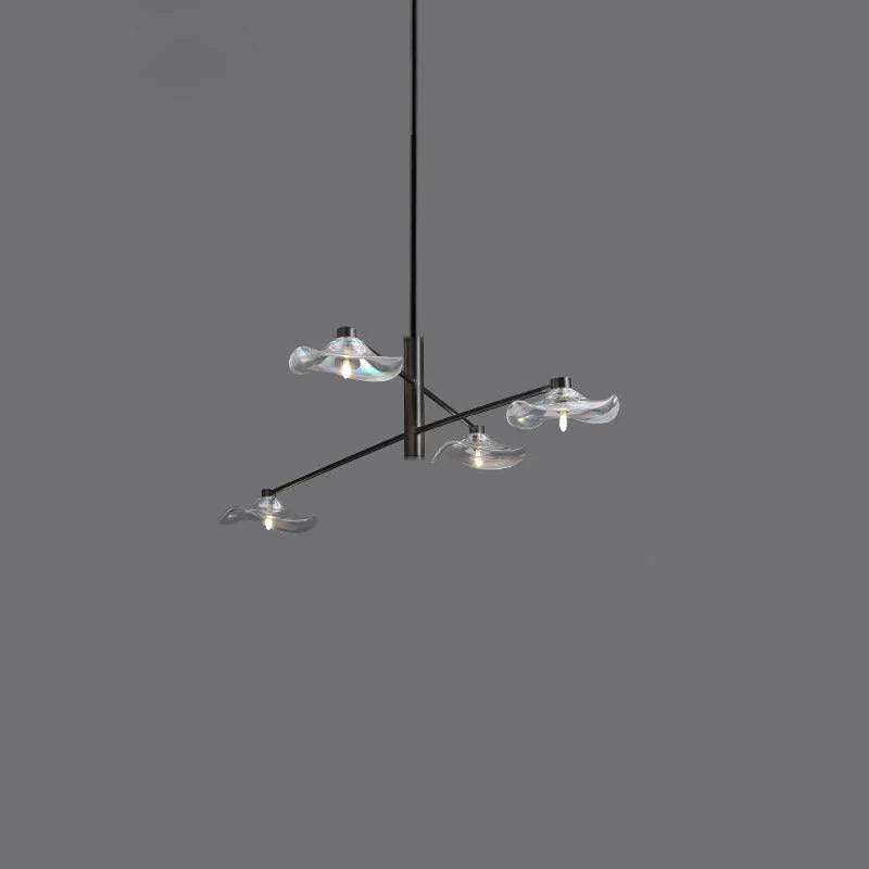 lotus-leaves-glass-chandelier