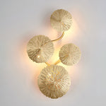 Pure Copper Lotus Leaf Wall Sconce