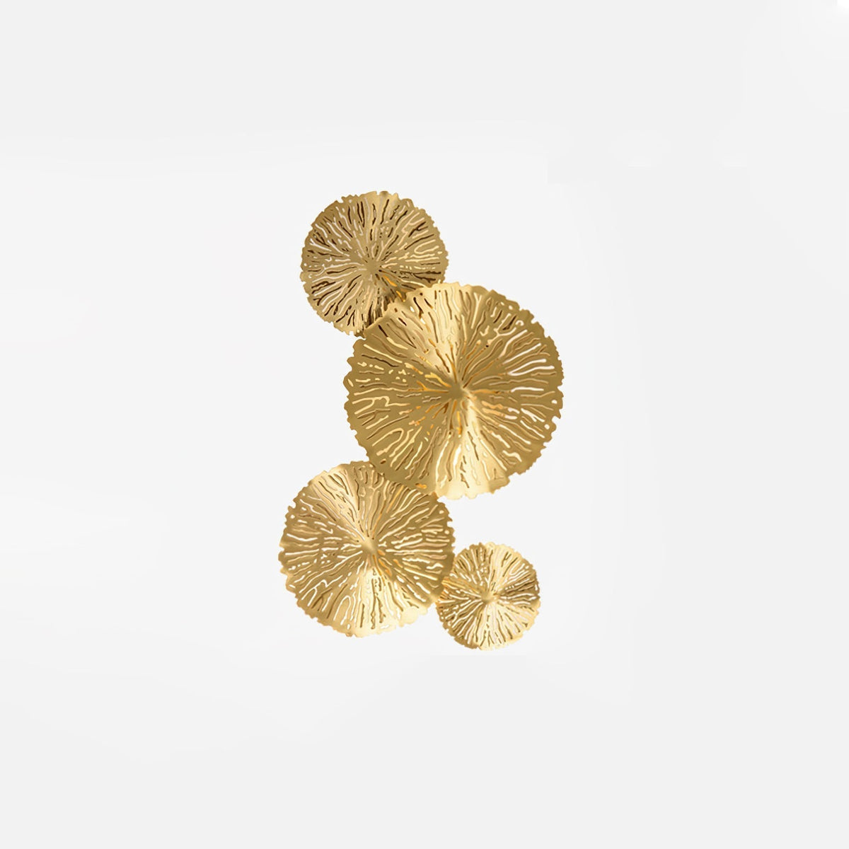 Pure Copper Lotus Leaf Wall Sconce