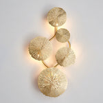 Pure Copper Lotus Leaf Wall Sconce