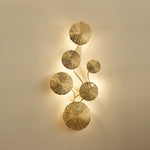 Pure Copper Lotus Leaf Wall Sconce