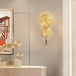 Pure Copper Lotus Leaf Wall Sconce