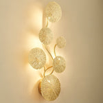 Pure Copper Lotus Leaf Wall Sconce