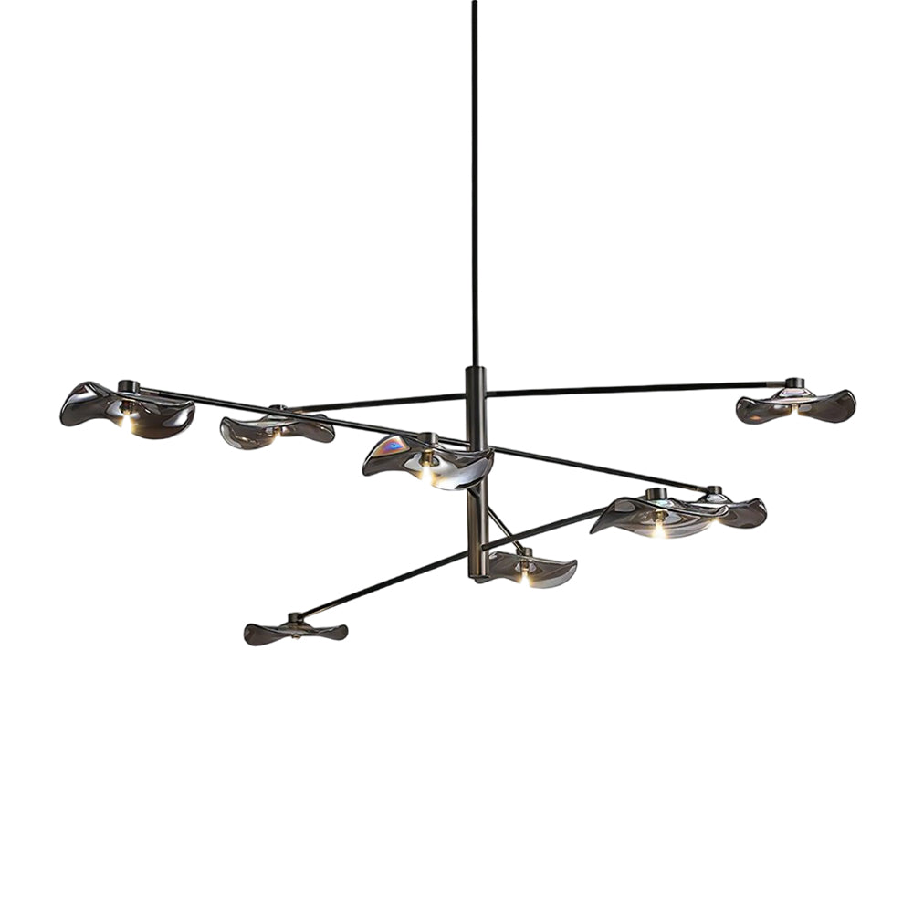 lotus-leaves-glass-chandelier