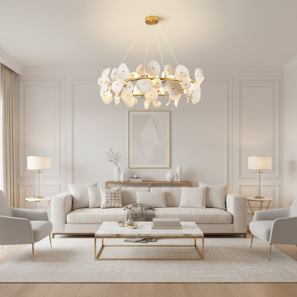 lotus-petal-chandelier