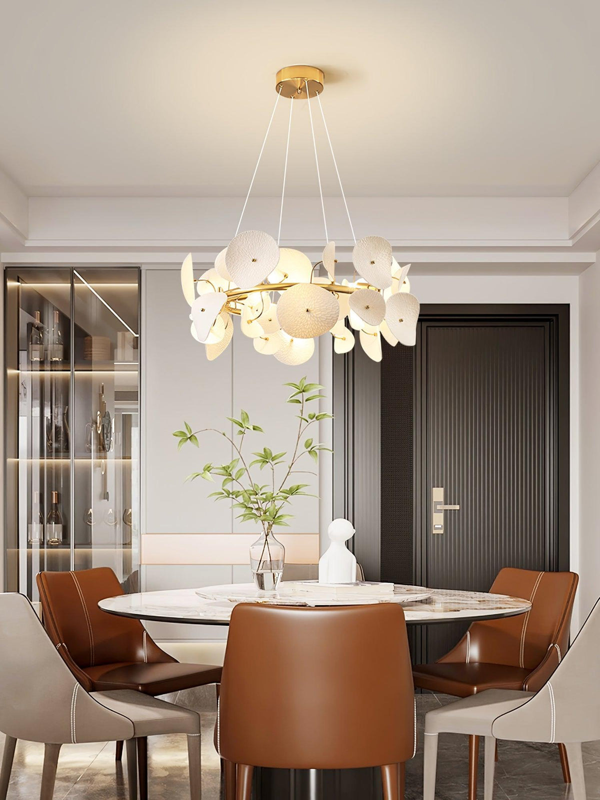 lotus-petal-chandelier