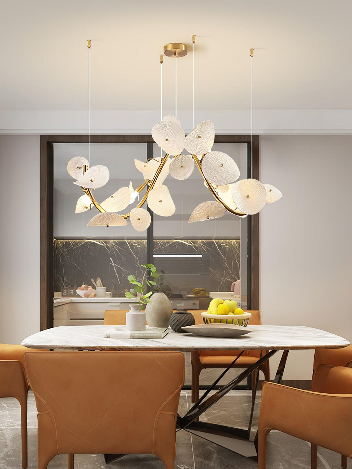 lotus-petal-chandelier