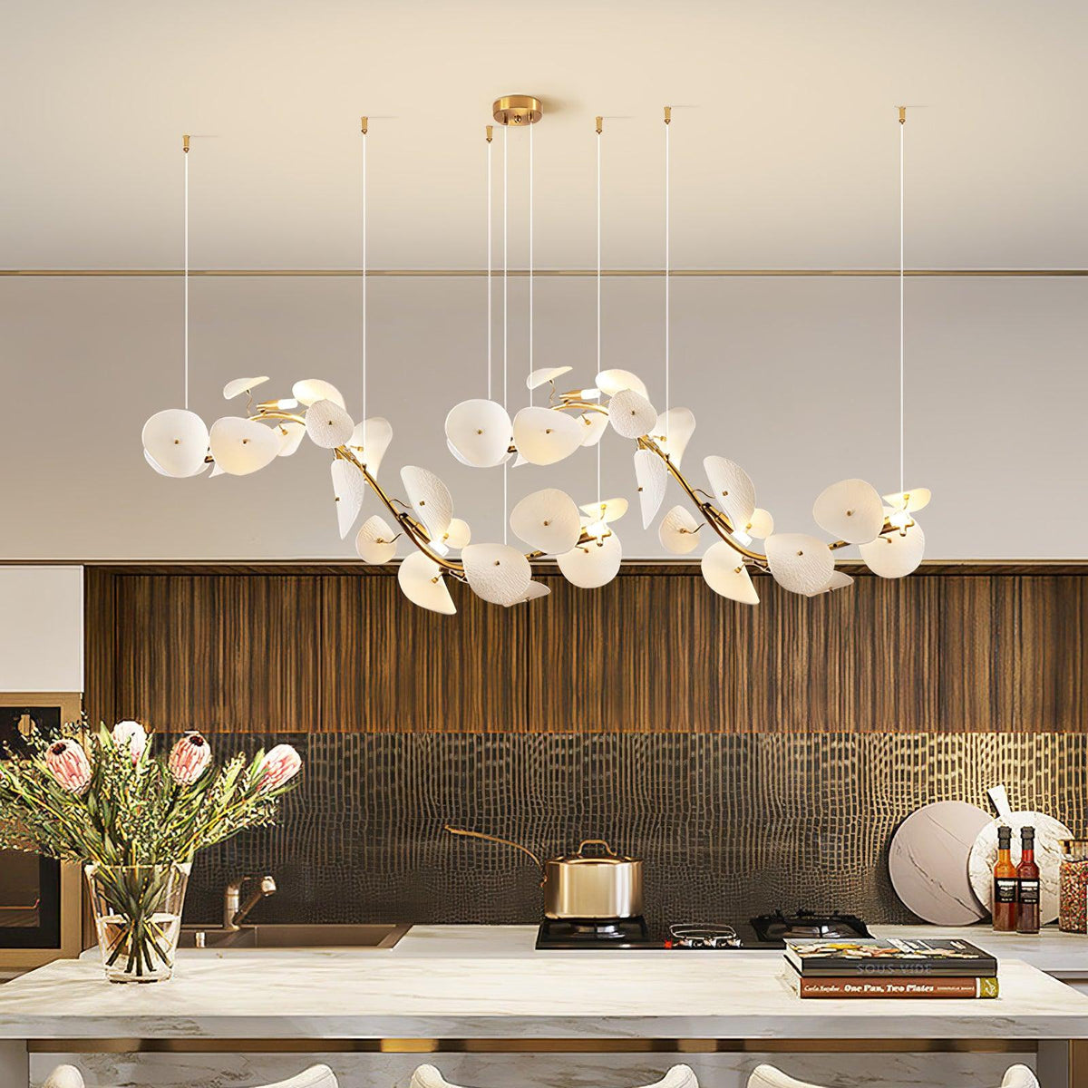 lotus-petal-chandelier