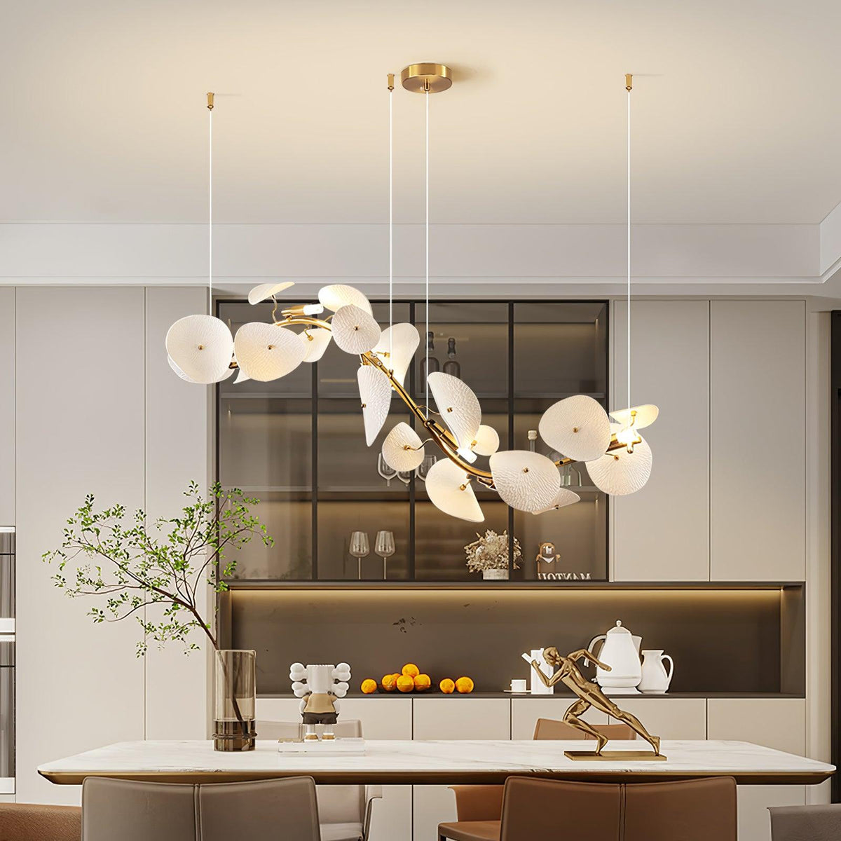 lotus-petal-chandelier