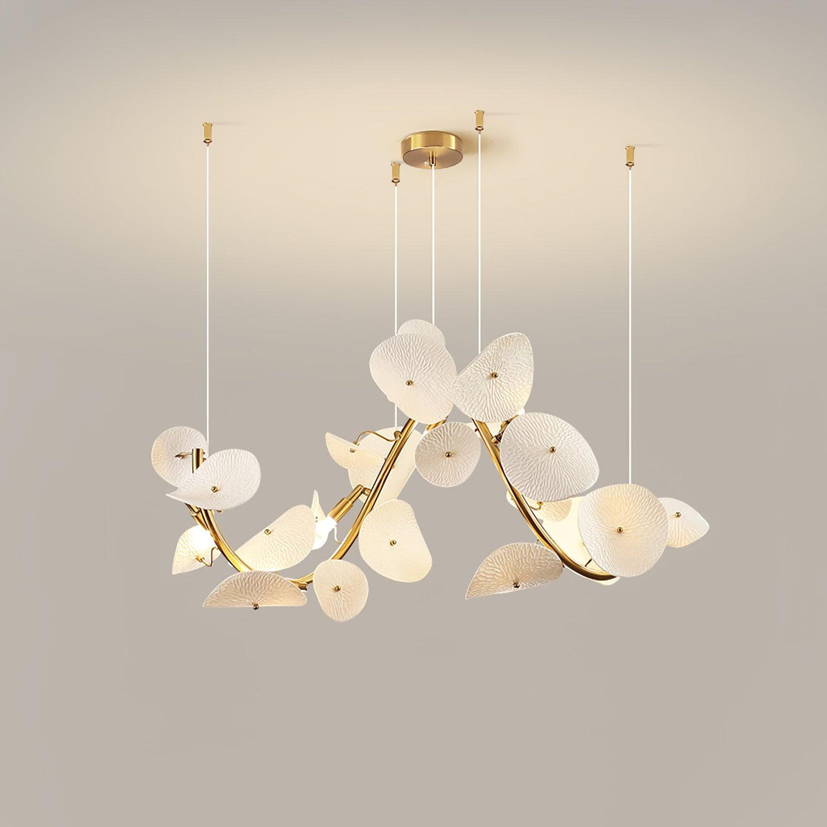 lotus-petal-chandelier