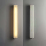 Lucent Pillar Alabaster Wall Sconce – Modern LED Wall Light
