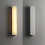 Lucent Pillar Alabaster Wall Sconce – Modern LED Wall Light