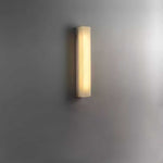 Lucent Pillar Alabaster Wall Sconce – Modern LED Wall Light