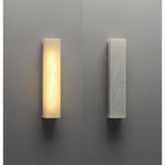 Lucent Pillar Alabaster Wall Sconce – Modern LED Wall Light