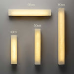 Lucent Pillar Alabaster Wall Sconce – Modern LED Wall Light