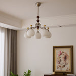 Lucienne Orb Chandelier – Modern Glass & Gold Pendant Light